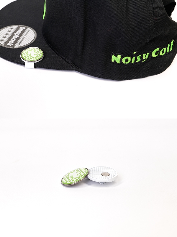 Green Golf Hat Clip