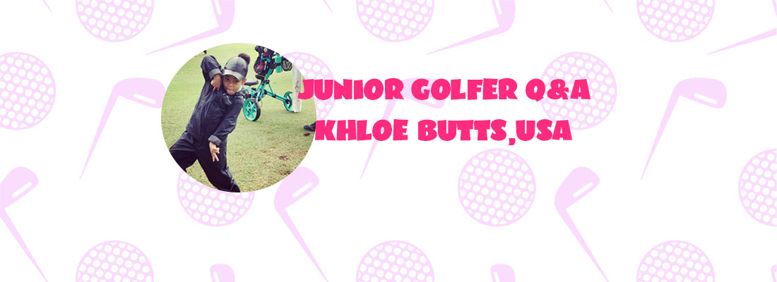 Junior Golfer Khloe Butts