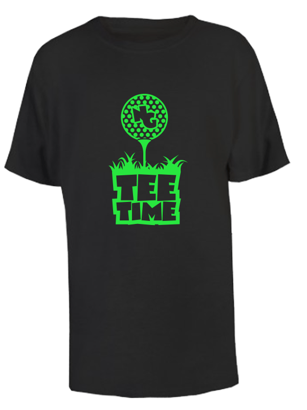 Tee Time Junior Golf Cotton Shirt Green